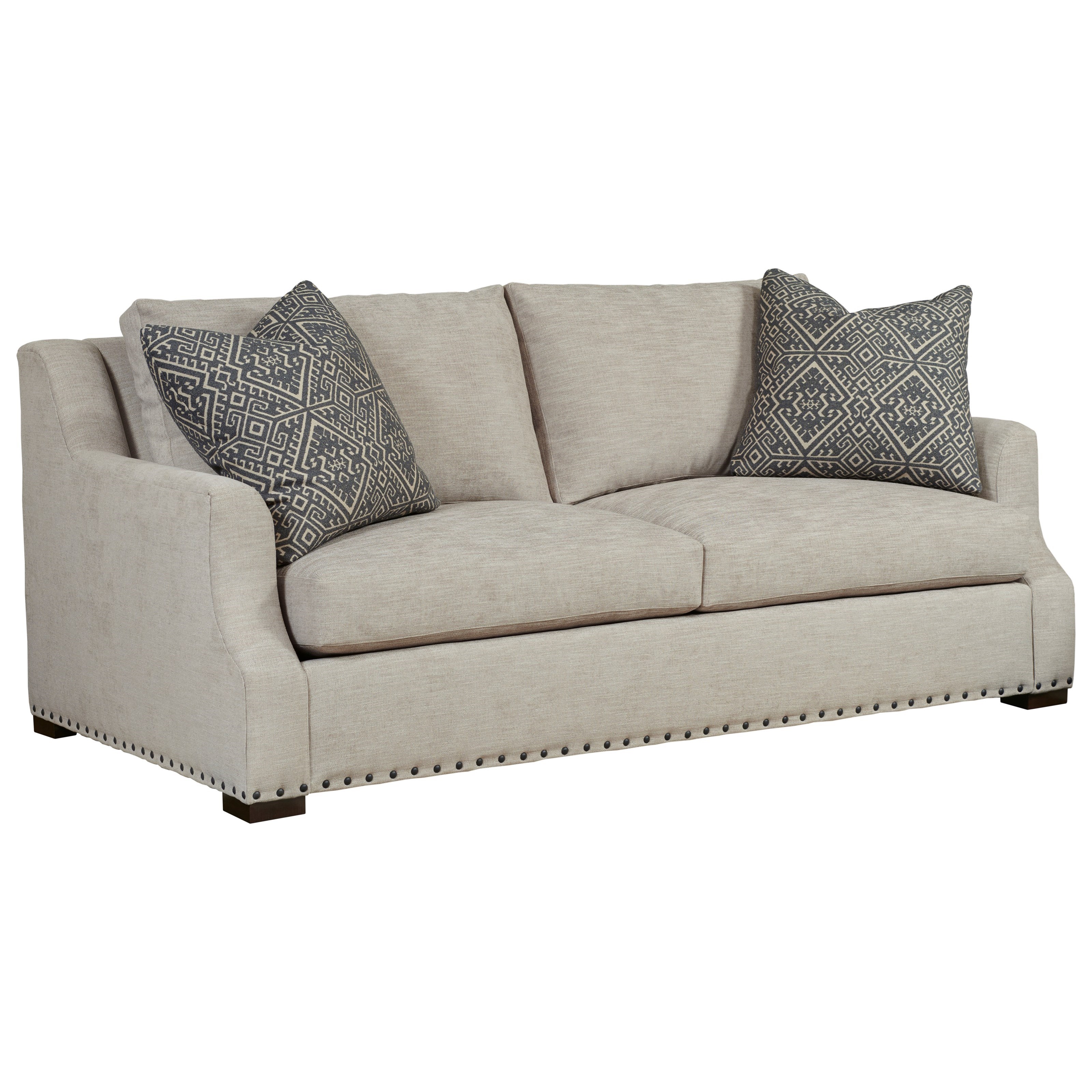 Kincaid Furniture Comfort Select Customizable Sofa with Nailhead Trim